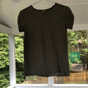 Free people green tee